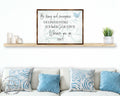Be Strong and Courageous - God Will Be With You - Wooden Christian Art - Contemporary Sign - Living Room Decor - Joshua 1:9 - Inspirational Wall Art - 310331
